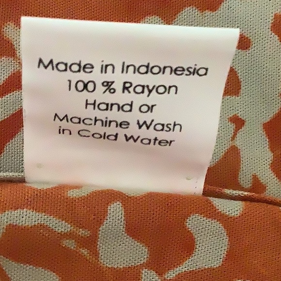 Batik Rayon Scarf with Fringe, 20” x 60”, 100% Rayon, NWT - Picture 5 of 5